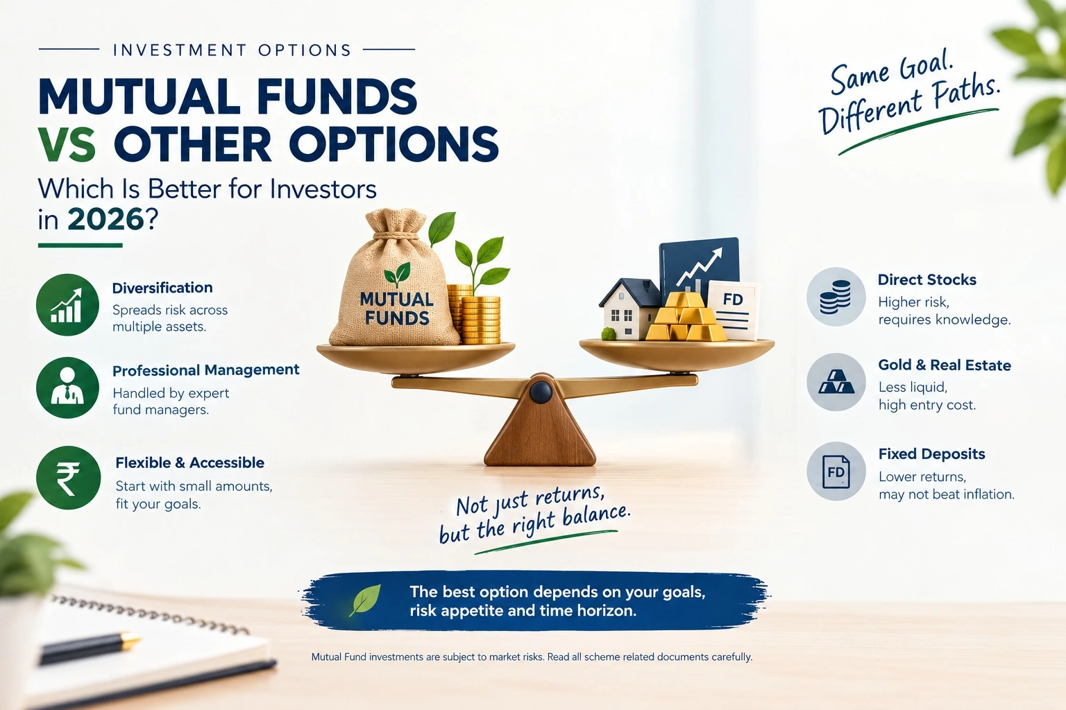 Mutual Funds vs Other Investment Options: Which Is Better for Investors in 2026?